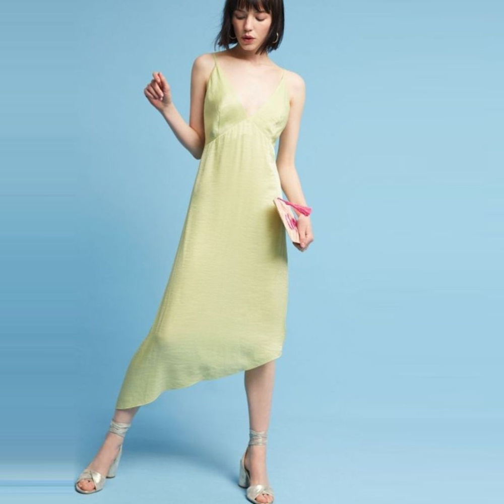 Anthropologie NWT Winnie Woven Slip Dress- 6